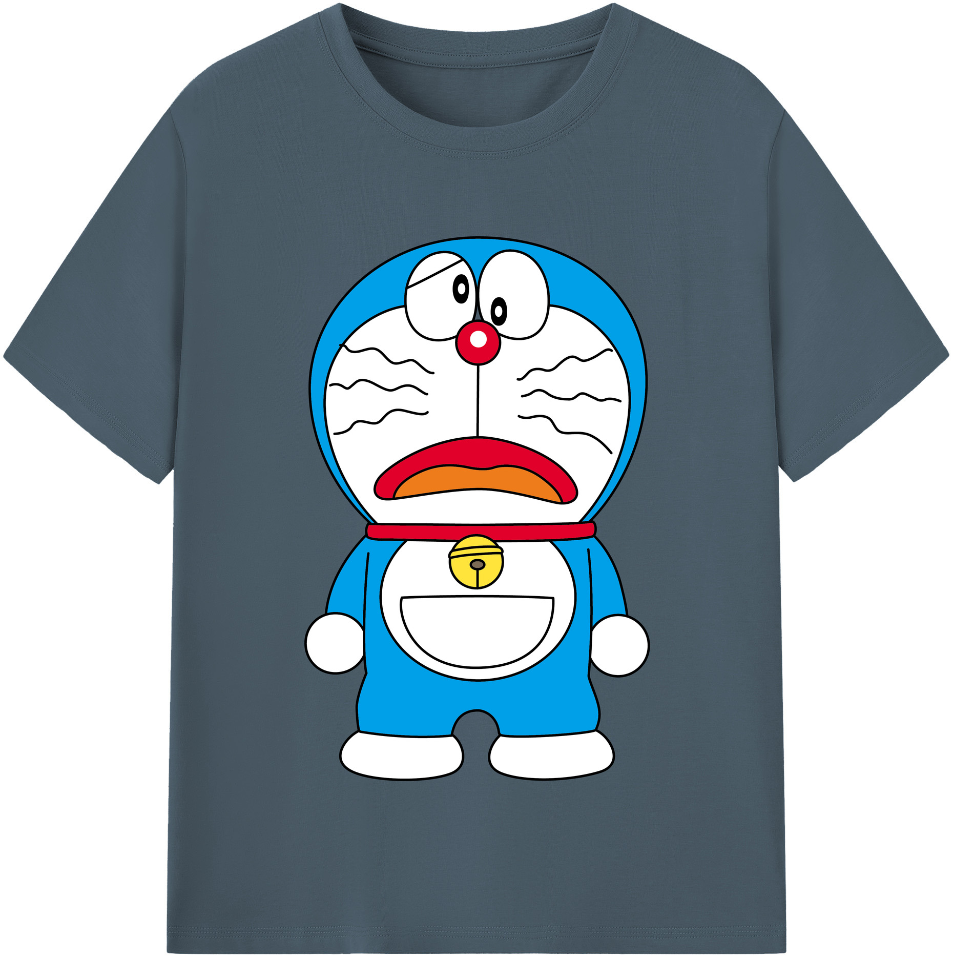 （画像用） ドラえもん Doraemon 綿100％半袖Tシャツ（フロントプリント）